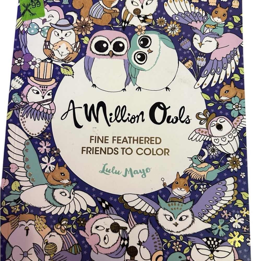 A Million Owls Coloring Book - Multicolor